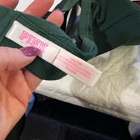 PINK wear everywhere tshirt lightly lined bra 42c green - Picture 3 of 3